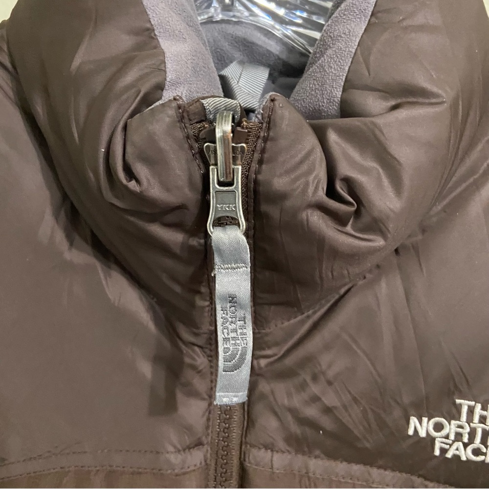The North Face 700 Nuptse Brown Puffer Vest - Picture 8 of 10